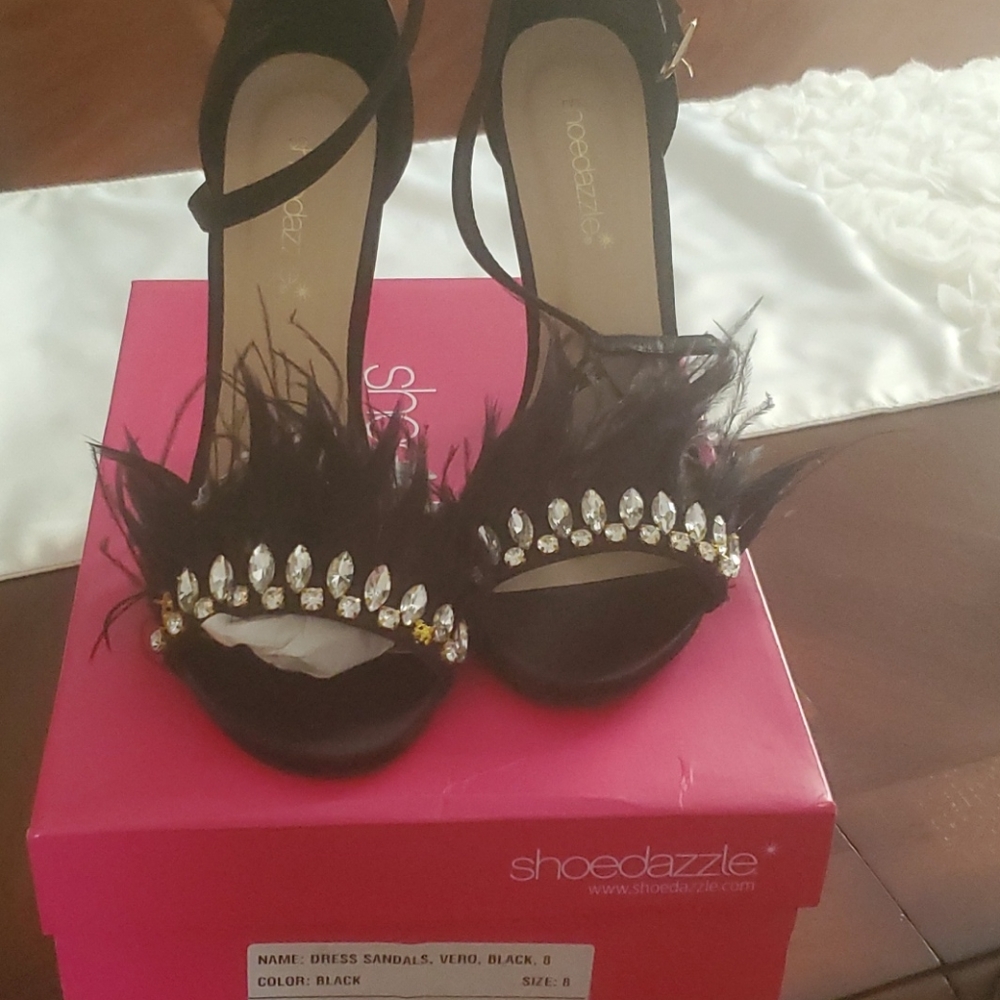 High heeled sandals